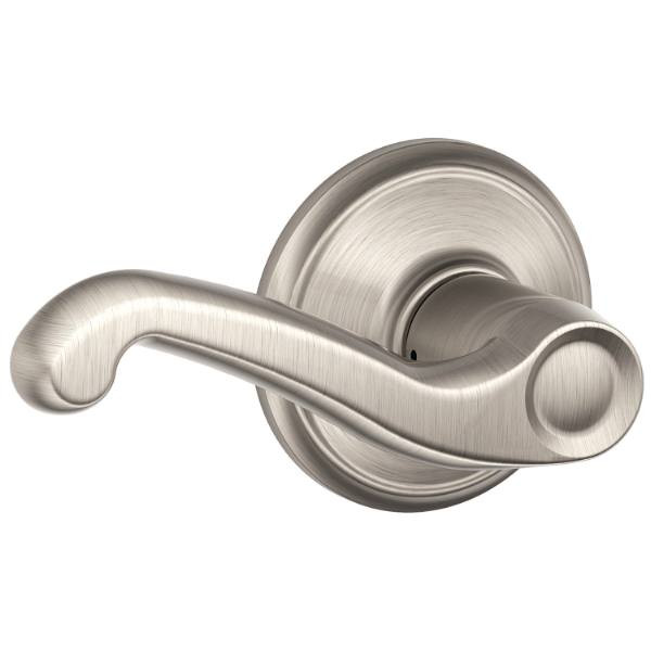 Schlage Residential F Ser Passage No Hand Satin Nickel Finish Plymouth Knob