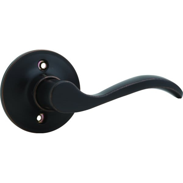 Schlage J Series Seville Left Hand Dummy Lever Aged Bronze