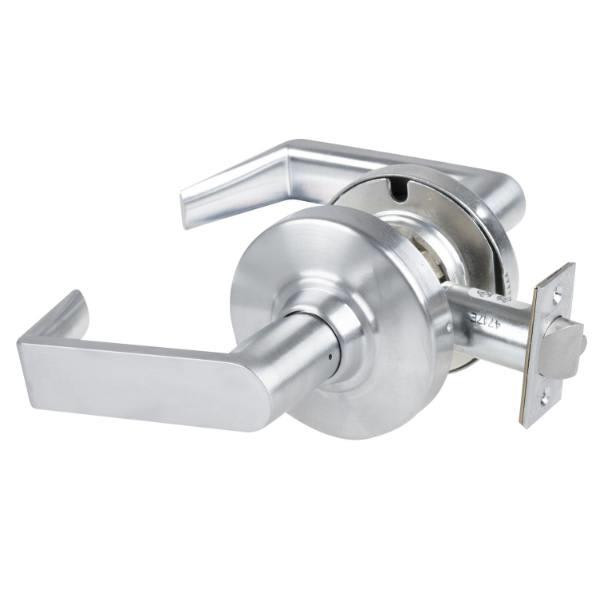 Schlage Alx Passage Lockset, Keyless, Satin Chrome, Non-Handed