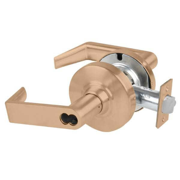 Schlage Alx Entrance Lockset, Sfic Housing, Satin Bronze, Non-Handed