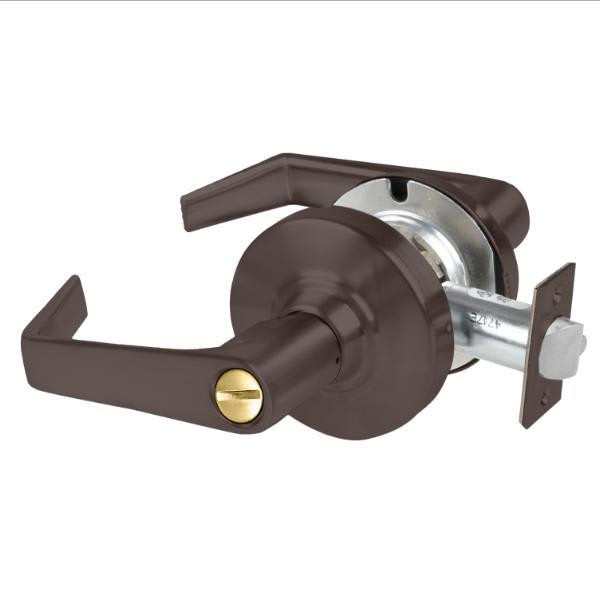 Schlage Alx Privacy Lockset, Saturn, Keyless, Oil Rub Bronze, Non-Handed