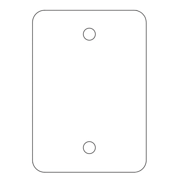 Detex Steel Narrow Trim Cover Plate (Aluminum)