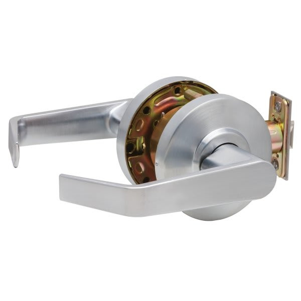 Dexter C1000 Cylindrical Passage Lock Regular Lever Satin Chrome