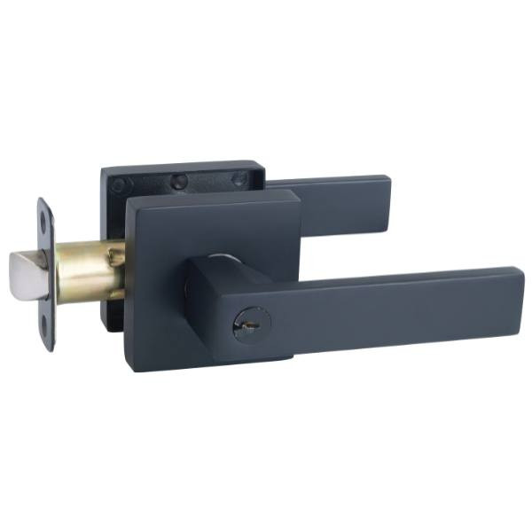 Design House Karsen 2-Way Adjustable Entry Lever In Matte Black