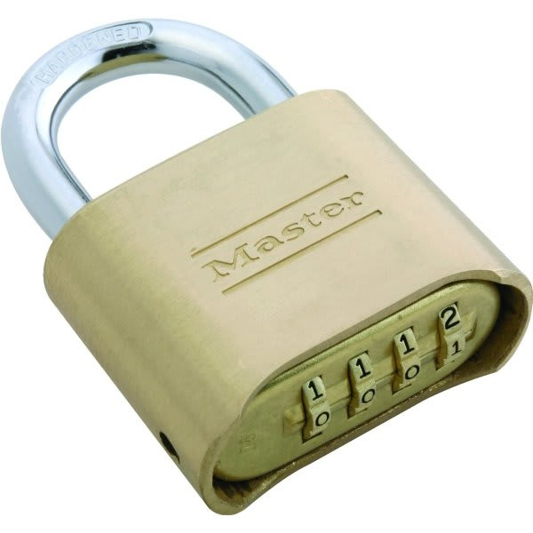 Master Lock 2" Solid Brass Resettable Combination Padlock