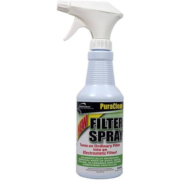 Qwikproducts Puraclean Filter Spray 16 Ounce Bottle