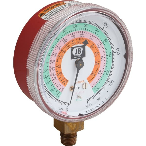 Jb Industries High-Side Charging Manifold Gauge - R-22, R-410a, R-404a