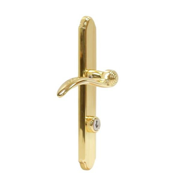Larson Brass Storm Door Revere Latch Set