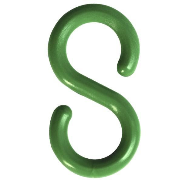 Mr. Chain Green 2 Inch S-Hook Package Of 10