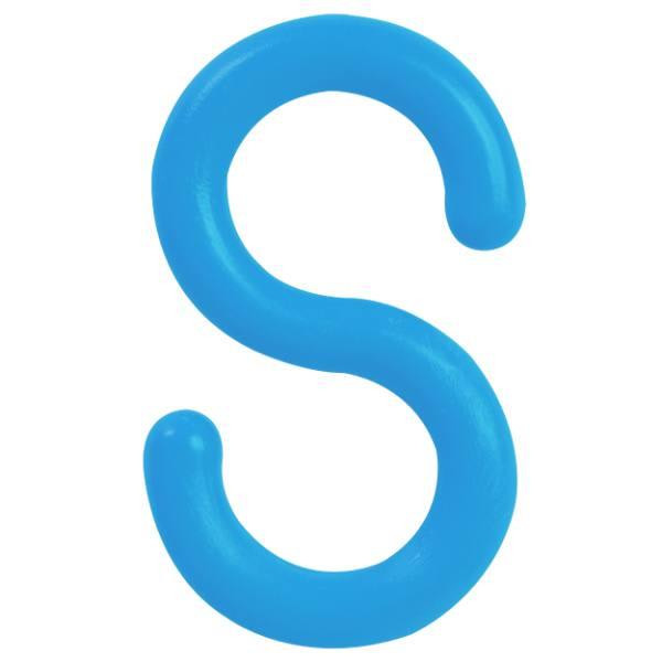 Mr. Chain Sky Blue 2 Inch S-Hook Package Of 10
