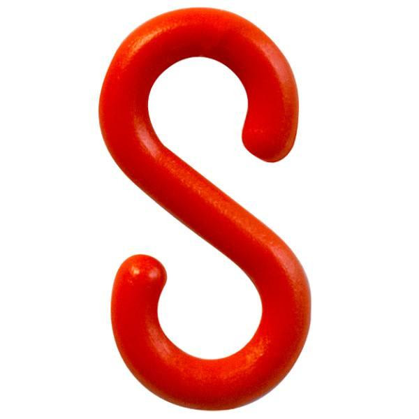 Mr. Chain Traffic Orange 2 Inch S-Hook Package Of 10