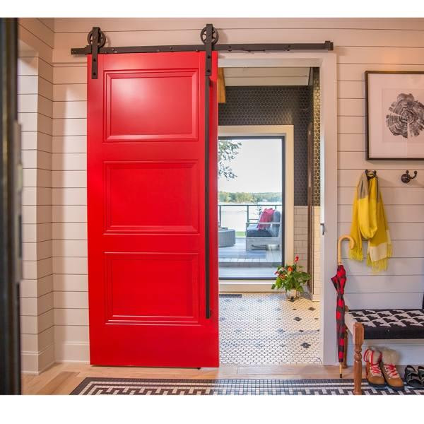 Delaney Hardware Barn Door 5000 Series 6ft Bs, Wagon Wheel