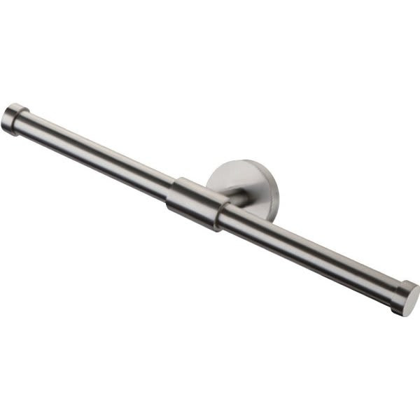 Seasons Westwind Brushed Nickel Double T/p Holder