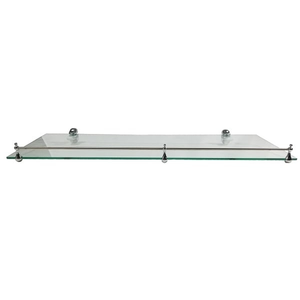 Abolos 8 In X 24in Infinity Glass Corner Floating Shelf