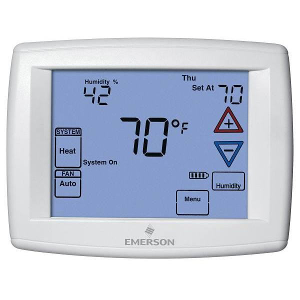 White-Rodgers Universal Heat Pump Thermostat With Humidity Control