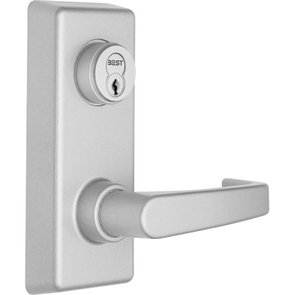 Precision Reliant Series Key Control Lever Exit Device Trim (Aluminum)
