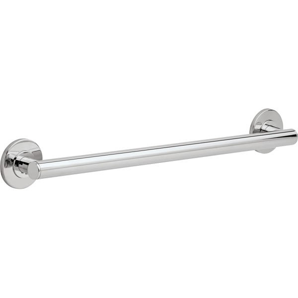 Delta 24 Inch Contemporary Decorative ADA Grab Bar In Chrome