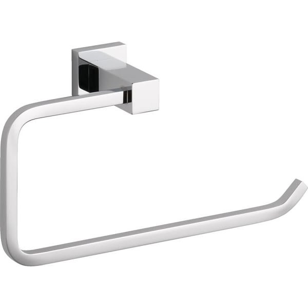 Delta Brevard Towel Ring In Chrome