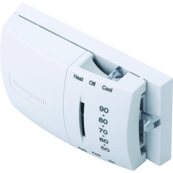 Honeywell 24 Volt Snap Action Heat/Cool Thermostat, 4-3/4w X 2-7/8"H