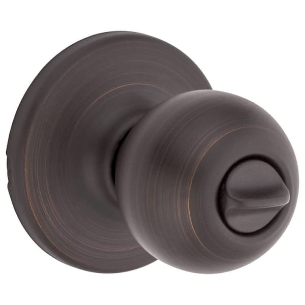 Kwikset Polo Venetian Bronze Bed/Bath Privacy Door Knob
