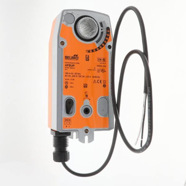 Belimo Actuator, Spring Return 180 In-Lb On/Off, 24vac To 240vac 24vdc-125vdc
