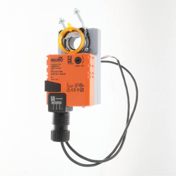 Belimo Motor,actuator, Rotary, 45 In-Lb, On/Off/Float, 24vac, 24vdc