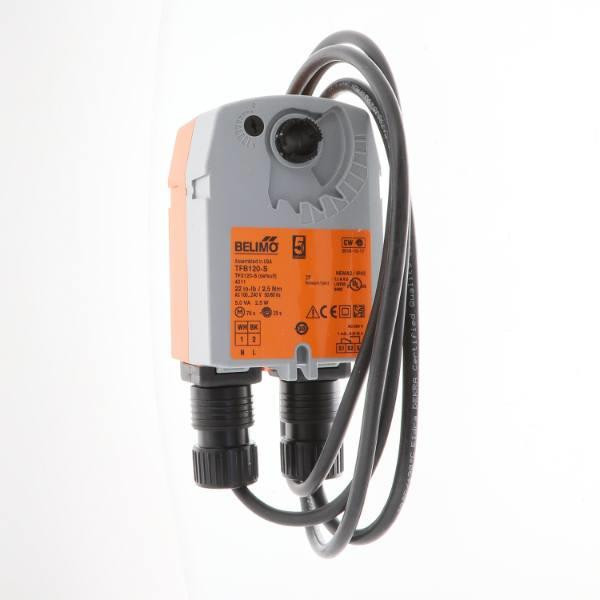 Belimo Motor,actuator Spring Return 22 In-Lb On/Off 120vac W/Auxiliary Switch