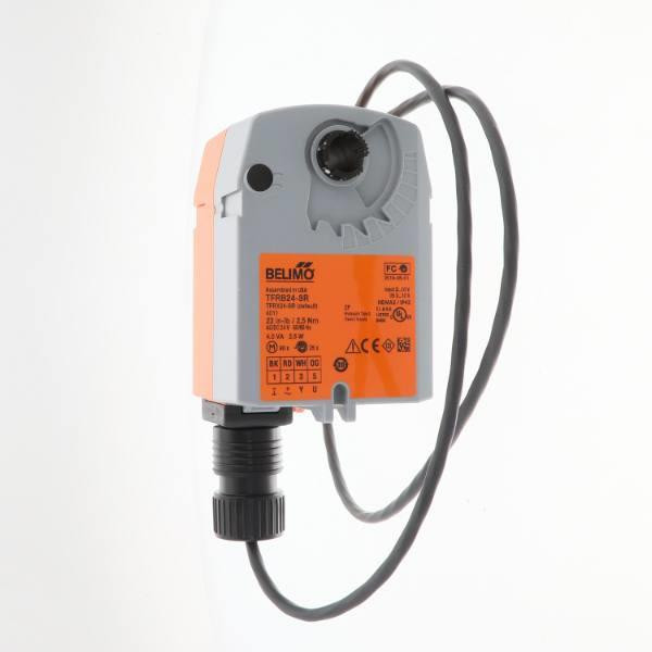Belimo Motor,actuator, Spring Return, 22 In-Lb 2-10 Vdc, 24vac, 24vdc