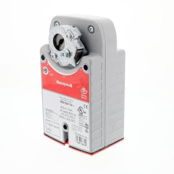 Honeywell Zelix S05 Spring Return Actuator, 24v, Two Position Signal, Aux Switch