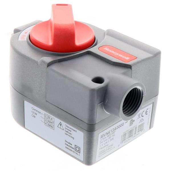 Honeywell Ball Valve Actuator, 24 V, Floating, Fail In Place