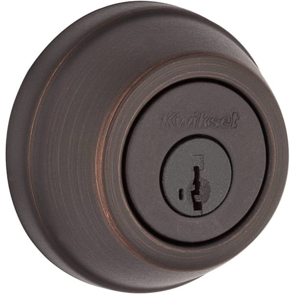 Kwikset 785 Series Satin Nickel Double Cylinder Deadbolt With Smartkey Security