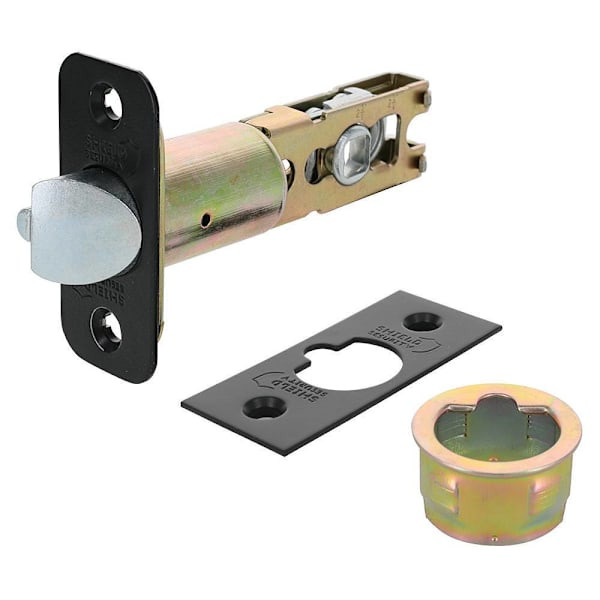 Shield Security 6-Way Entry Door Latch (Matte Black)