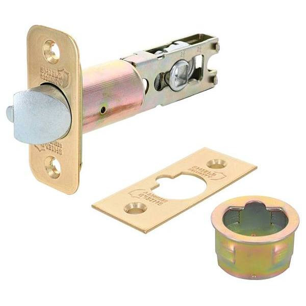 Shield Security 6-Way Entry Door Latch (Bright Brass)