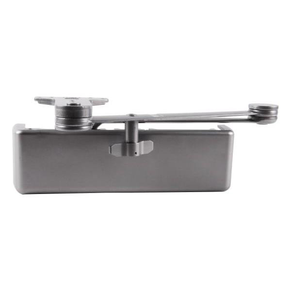 Lcn Surface Door Closer, Lh Spring Hold-Open Stop Arm, Aluminum/689 Finish