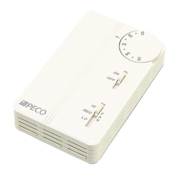 Peco Controls 3 Speed Vertical Hvac Thermostat