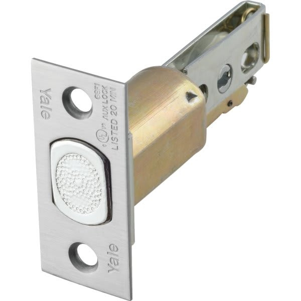 Accentra D200 Deadbolts, Latch Bolt For 2 3/8" Backset, 626 Satin Chrome Finish
