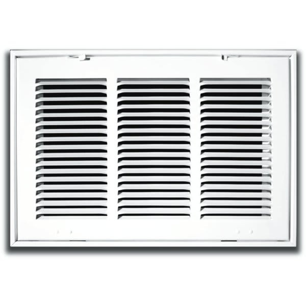 Truaire 20 In X 14 In White Return Air Filter Grille