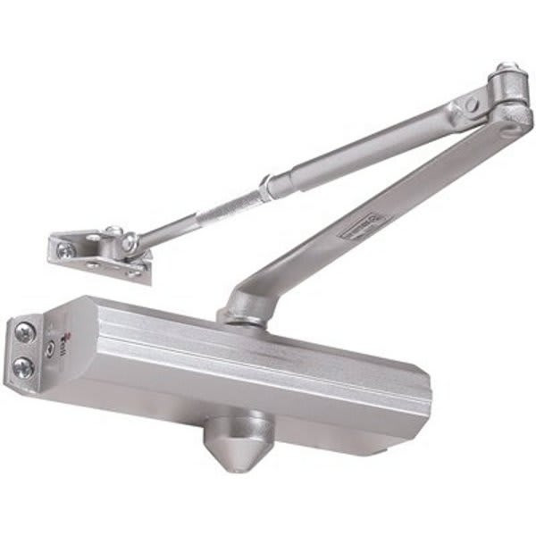 Tell 12543 Aluminum Grade 3 Door Closer, Size 3