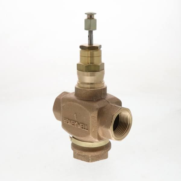 Honeywell Valve Globe 2 Way 2" Npt 46.8 Cv Linear Flow Red Brass Body
