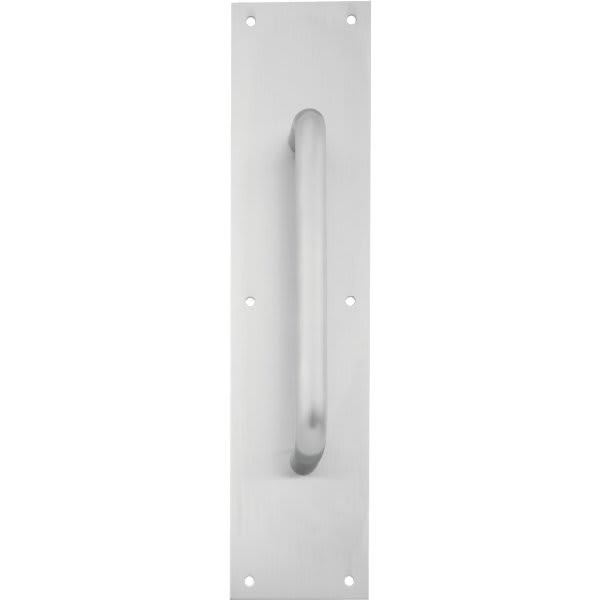 Ives Satin Stainless Steel 10" Ctc 3/4" Dia Pull Plate 16 X 4"