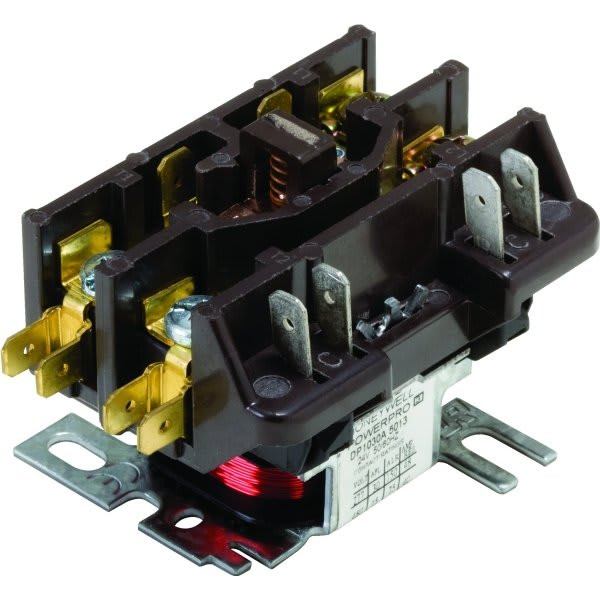 30 Amp Contactor, Single Pole, Single Throw, 24 Volt Coil