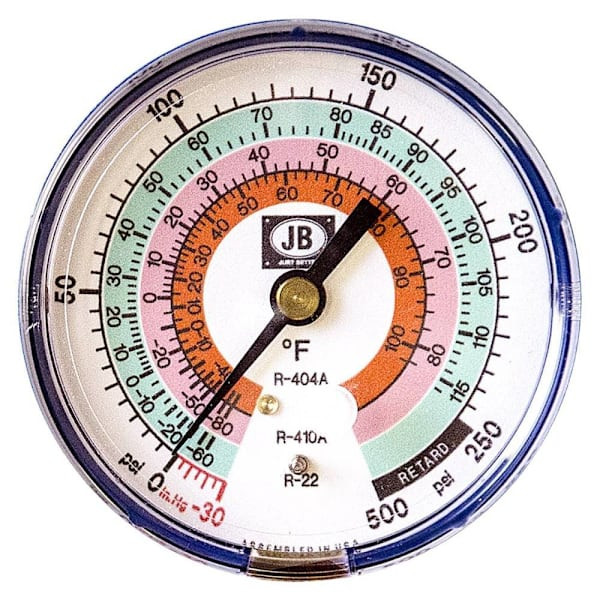 Jb Industries Compound Gauge 3-1/8"