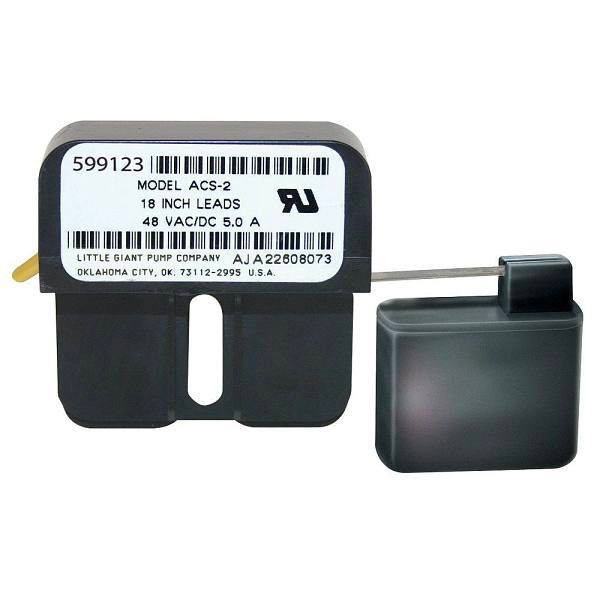 Little Giantacs-2 In Pan Overflow Detection Switch, 48v Ac/Dc, 72"Lead