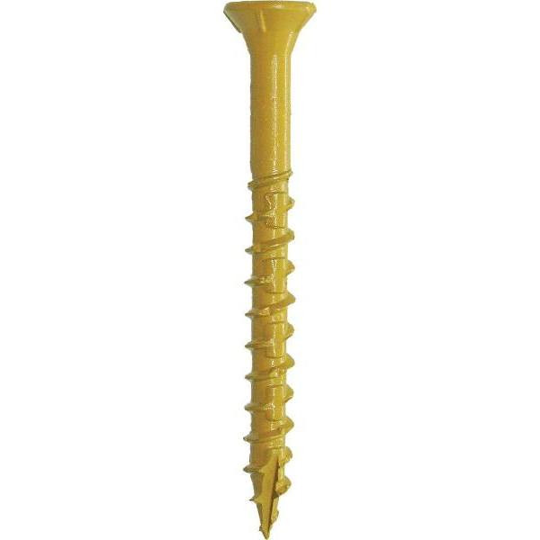 Deckmate #8 2 In Self-Starting Star Flat-Head Wood Deck Screws, Package Of 453