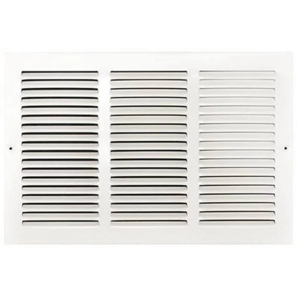 Truaire 16 In X 10 In White Stamped Return Air Grille
