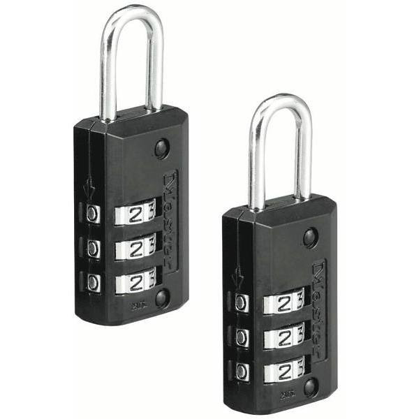 Master Lock 13/16" W Set Your Own Combo Lock Package Of 2