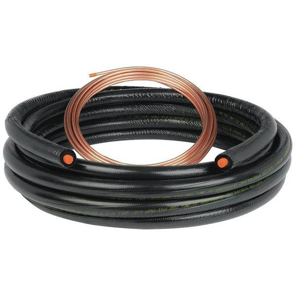 Mueller Streamline 3/8" X 7/8" X 1/2" X 50' Ac Duraguard UV Line Set