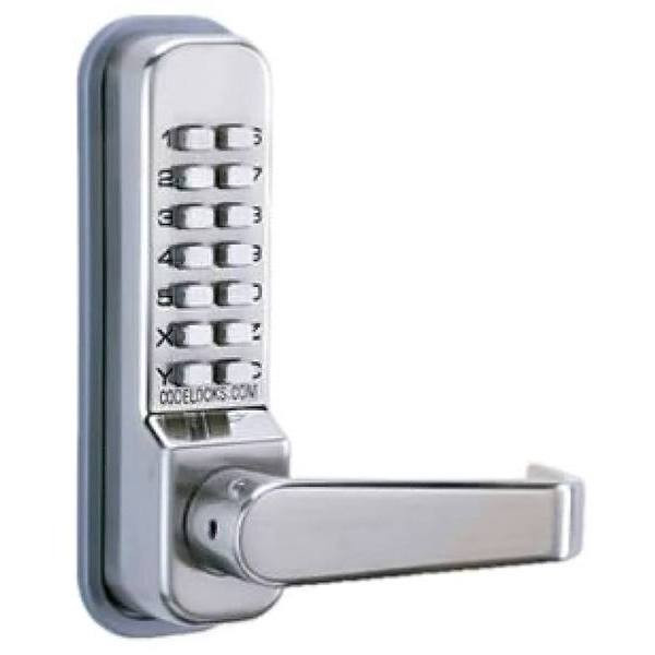 Codelocks 415 Mechanical Keypad Door Lever, Stainless Steel