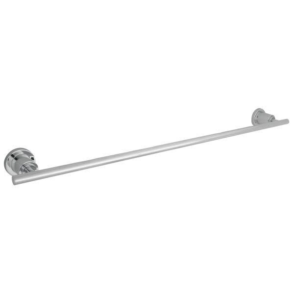 Design House Geneva Towel Bar, Polished Chrome Finish, 24" Length