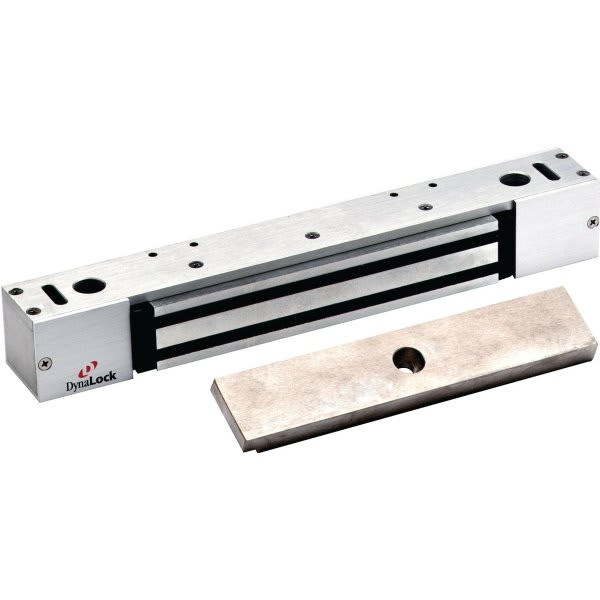 Dynalock Single Electromagnetic Lock Outswing Classic Low Profile Dynastat Force
